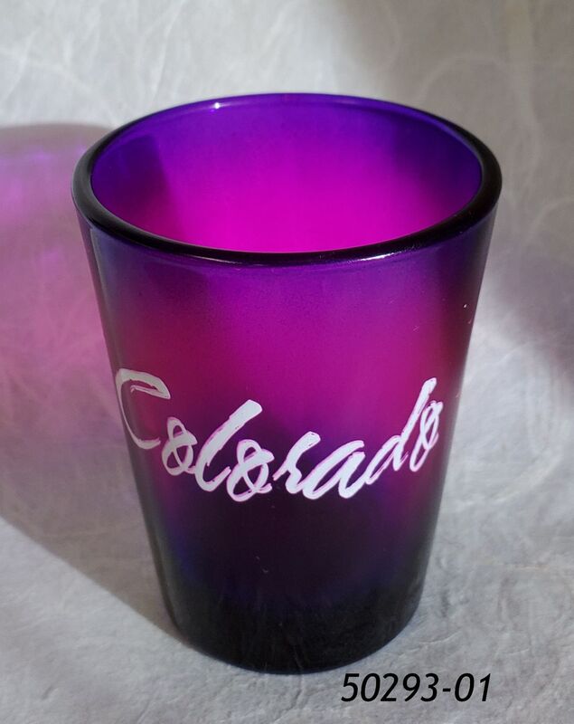 Colorado Souvenir Purple Toned Shotglass