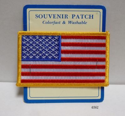 Embroidered Souvenir Patch of USA Flag